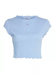 TOMMY JEANS | T-Shirt Cropped Fit  | Blu chiaro