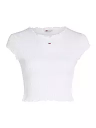 TOMMY JEANS | T-Shirt Cropped Fit  | Bianco