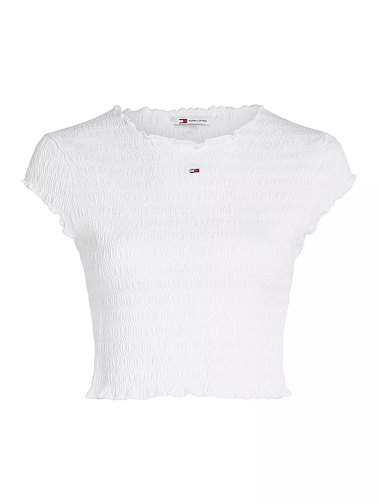 TOMMY JEANS | T-Shirt Cropped Fit  | Bianco