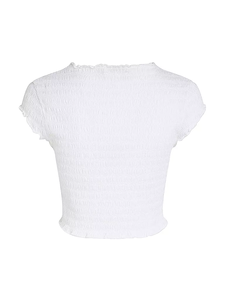 TOMMY JEANS | T-Shirt Cropped Fit  | Bianco