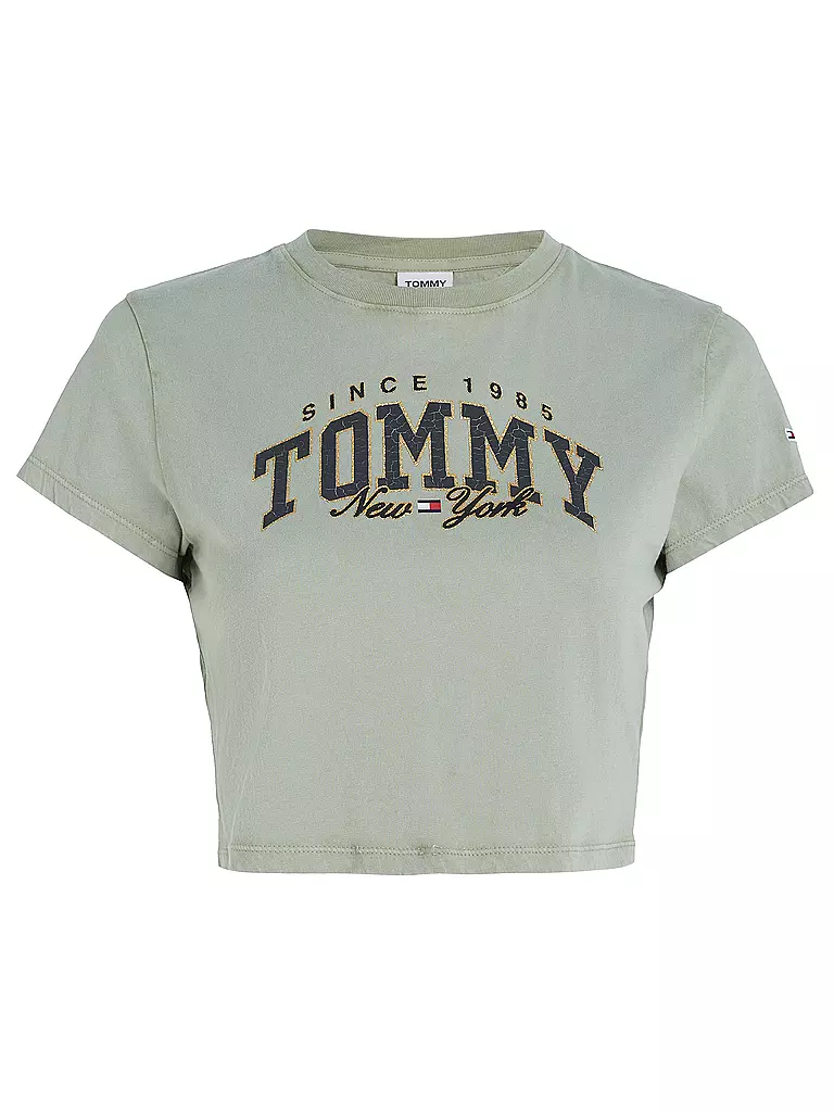 TOMMY JEANS | T-Shirt Cropped Fit | Grigio