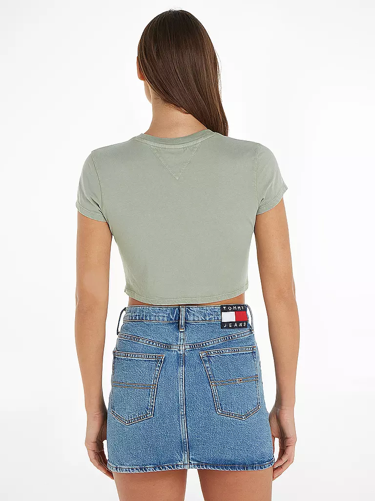 TOMMY JEANS | T-Shirt Cropped Fit | Grigio