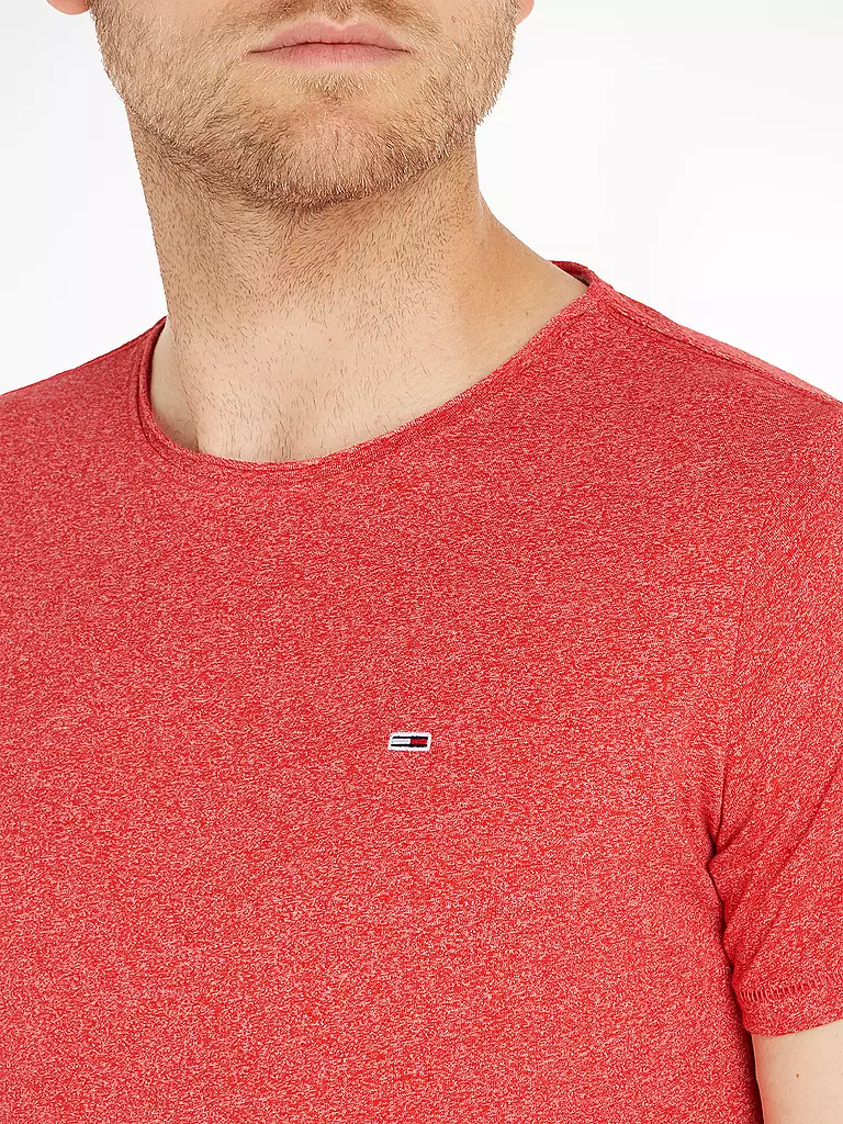 TOMMY JEANS | T-Shirt Slim Fit JASPER | Rosso