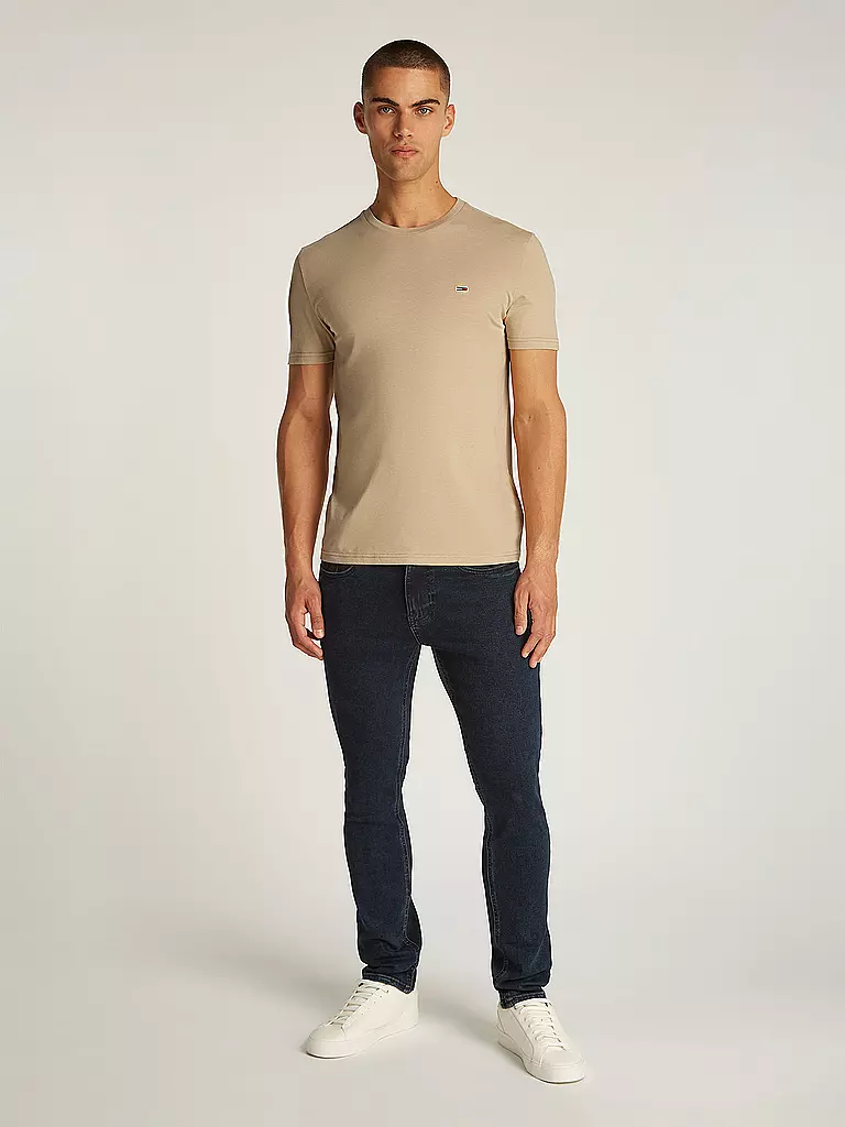 TOMMY JEANS | T-Shirt Slim Fit | Beige