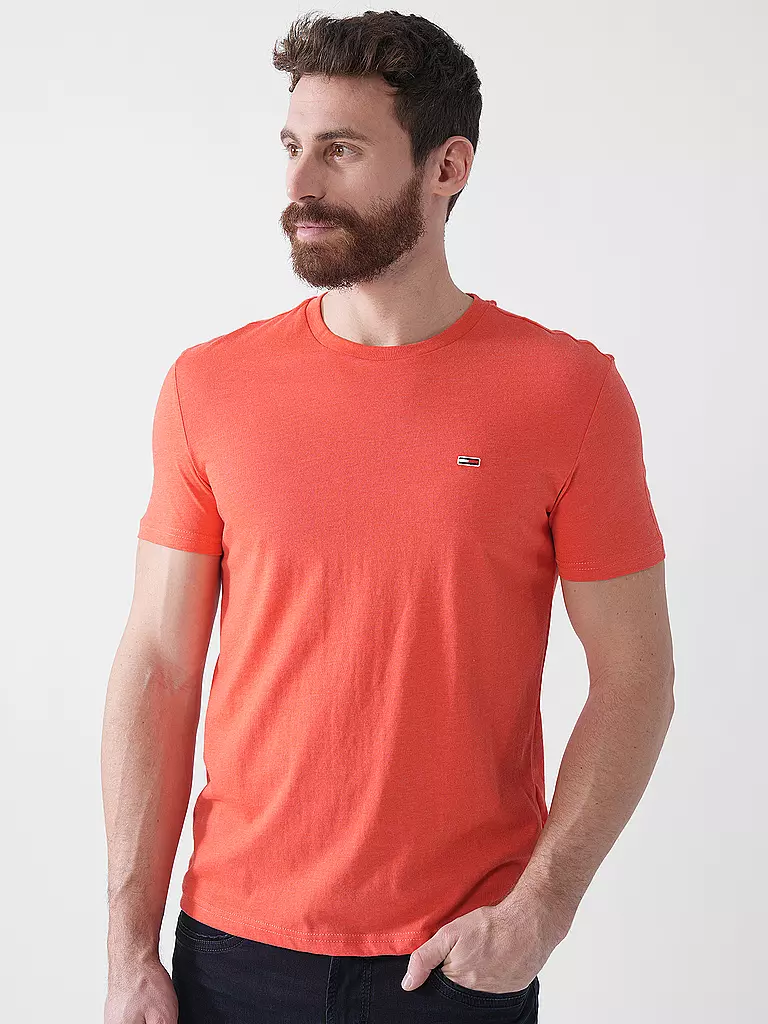 TOMMY JEANS | T-Shirt Slim Fit | Arancione