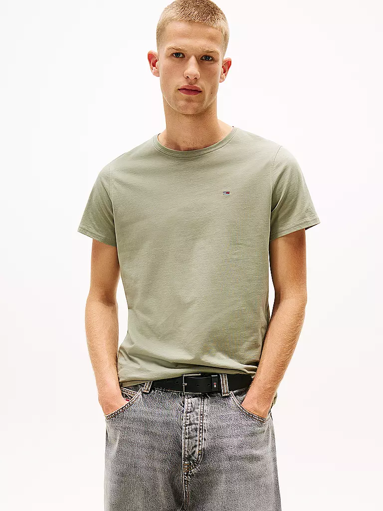 TOMMY JEANS | T-shirt slim fit | Oliva