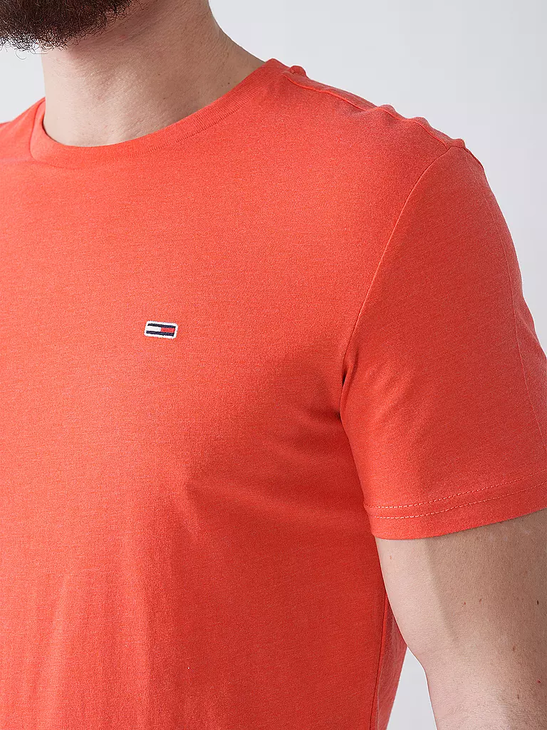 TOMMY JEANS | T-Shirt Slim Fit | Arancione