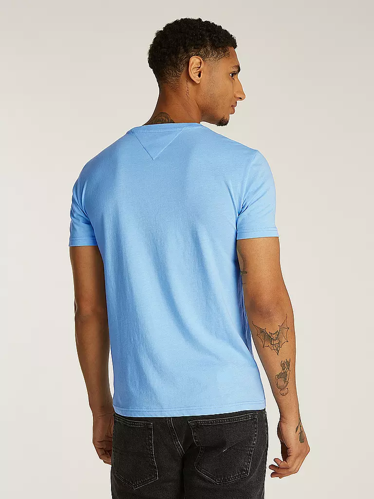TOMMY JEANS | T-Shirt Slim Fit | Blu chiaro