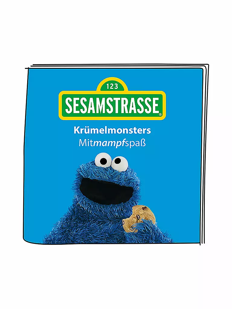 TONIES | Hörfigur - Sesamstrasse Krümelmonsters Mitmampfspaß | 