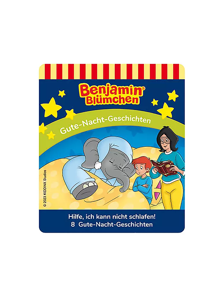 TONIES | Personaggio audio - Storie della buonanotte - Peluche Benjamin Blümchen | Senza colore