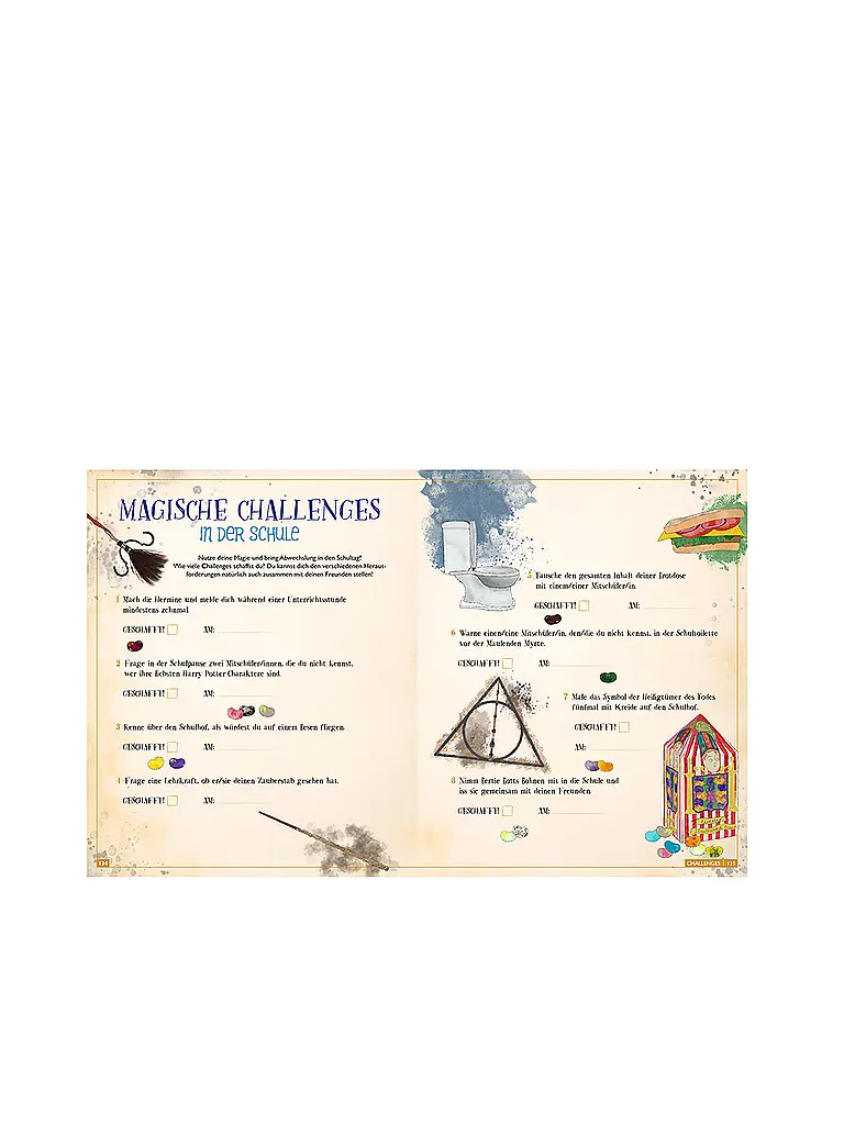 TOPP / FRECH VERLAG | Buch - Mein inoffizielles Harry-Potter-Zauberbuch für magische Schulpausen. Zauberhafte Beschäftigungen, Rätsel, Challenges und mehr Hart  Marisa Hart Lillian | Multicolore
