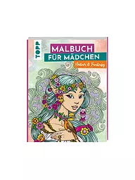 TOPP / FRECH VERLAG | Libro da colorare per ragazze Natura e Fantasy | Senza colore