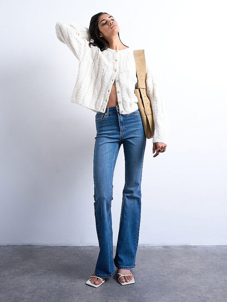 Jeans Flared Fit TSJAMIE blu 30/L30