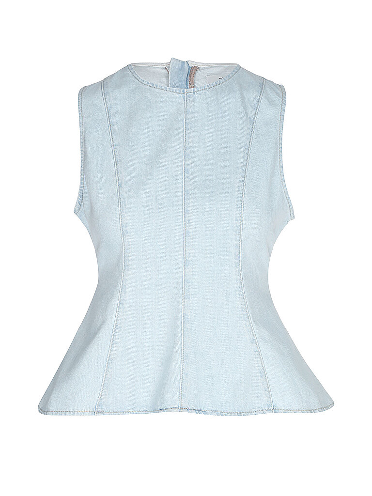 Topshop Top TSLEA azzurro 40
