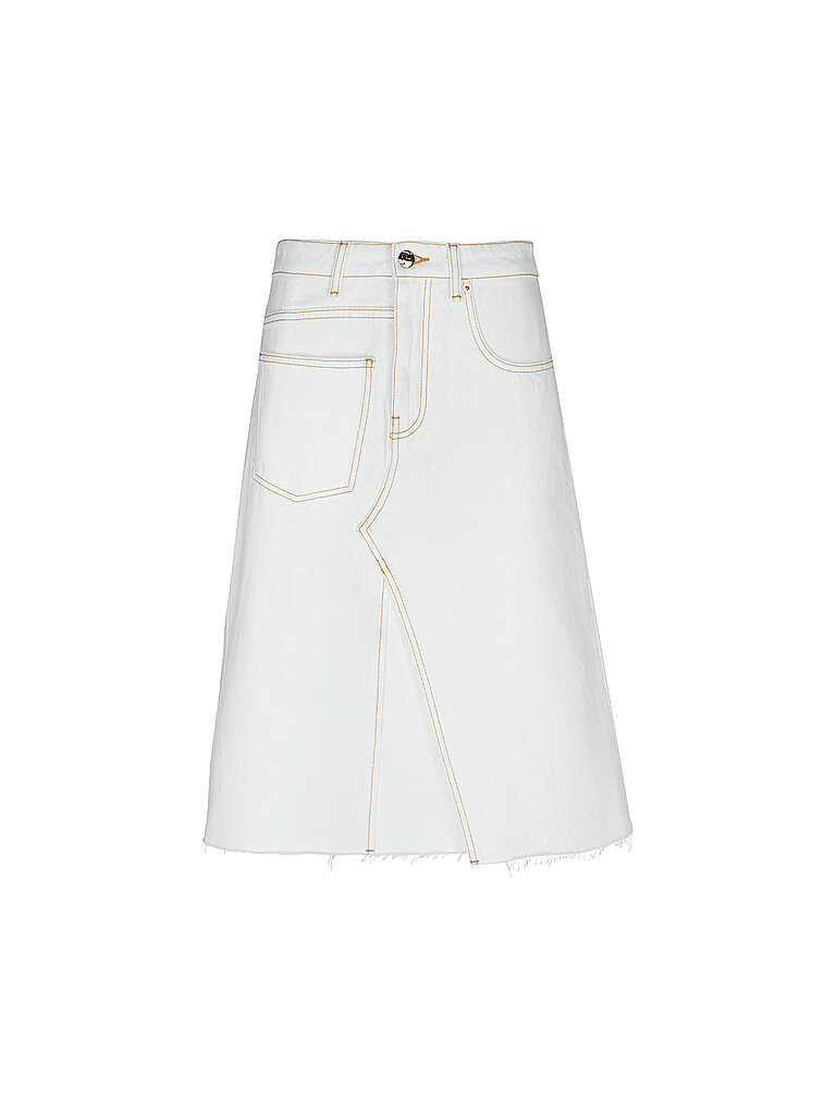 Gonna di jeans crema 34