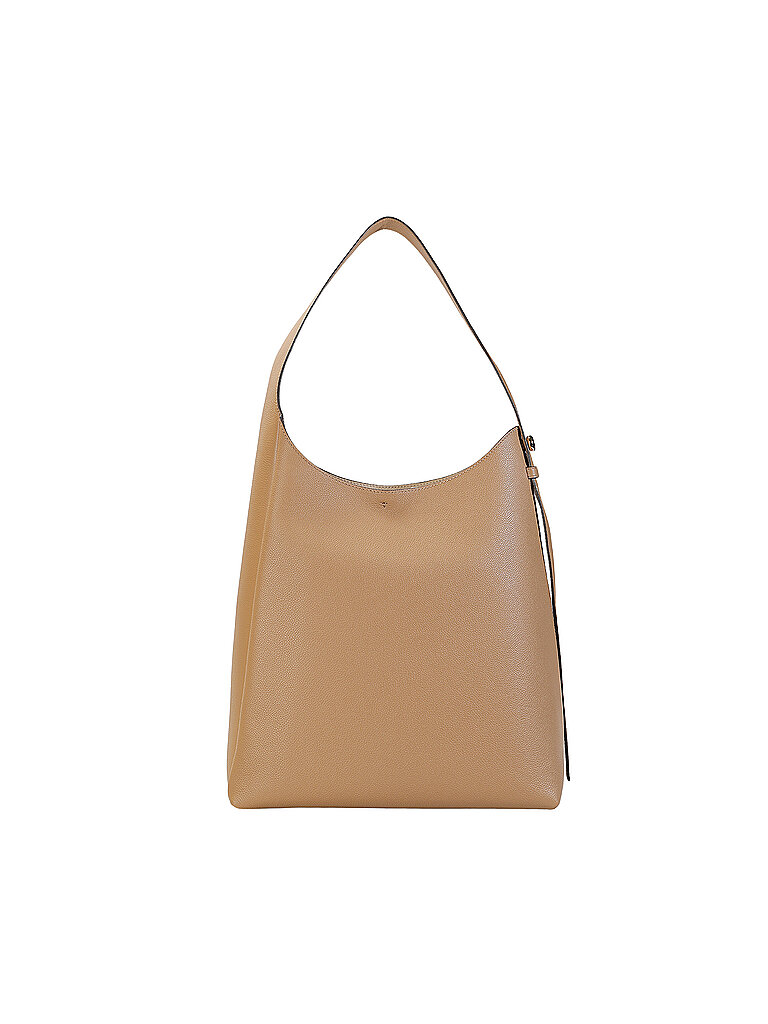 Borsa in pelle - Hobo Bag ROMY beige