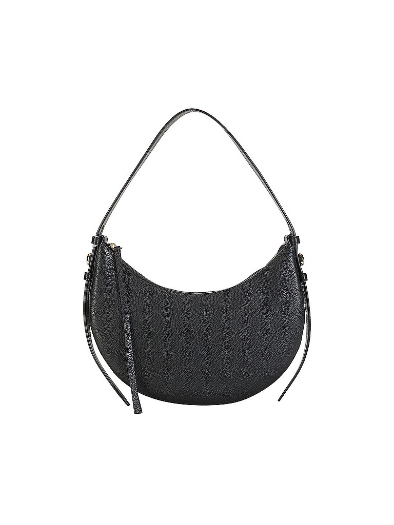 Borsa in pelle - Hobo Bag ROMY nero