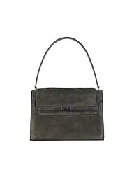 TORY BURCH | Borsa in pelle - Borsa a spalla LEE RADZIWILL Large | Verde scuro
