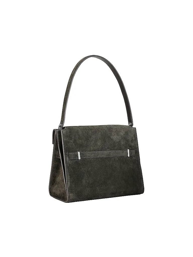 TORY BURCH | Borsa in pelle - Borsa a spalla LEE RADZIWILL Large | Verde scuro