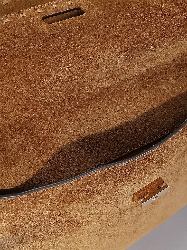 TORY BURCH | Borsa in pelle - Borsa a spalla LEE RADZIWILL Large | Cammello