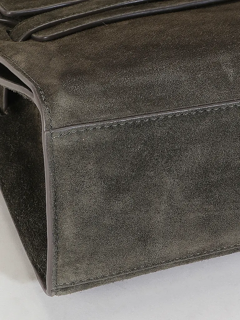 TORY BURCH | Borsa in pelle - Borsa a spalla LEE RADZIWILL Large | Verde scuro