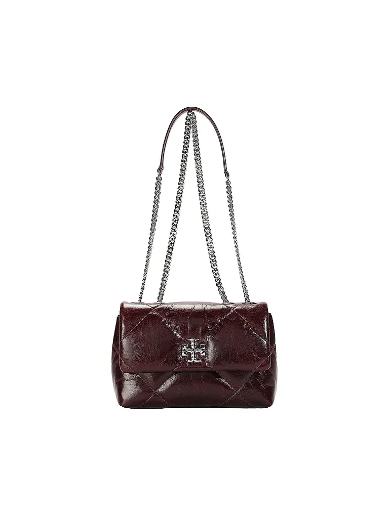 TORY BURCH | Borsa in pelle - Borsa a tracolla KIRA | Rosso scuro
