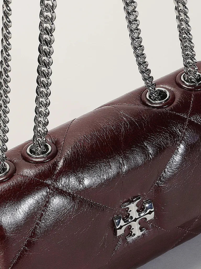 TORY BURCH | Borsa in pelle - Borsa a tracolla KIRA | Rosso scuro