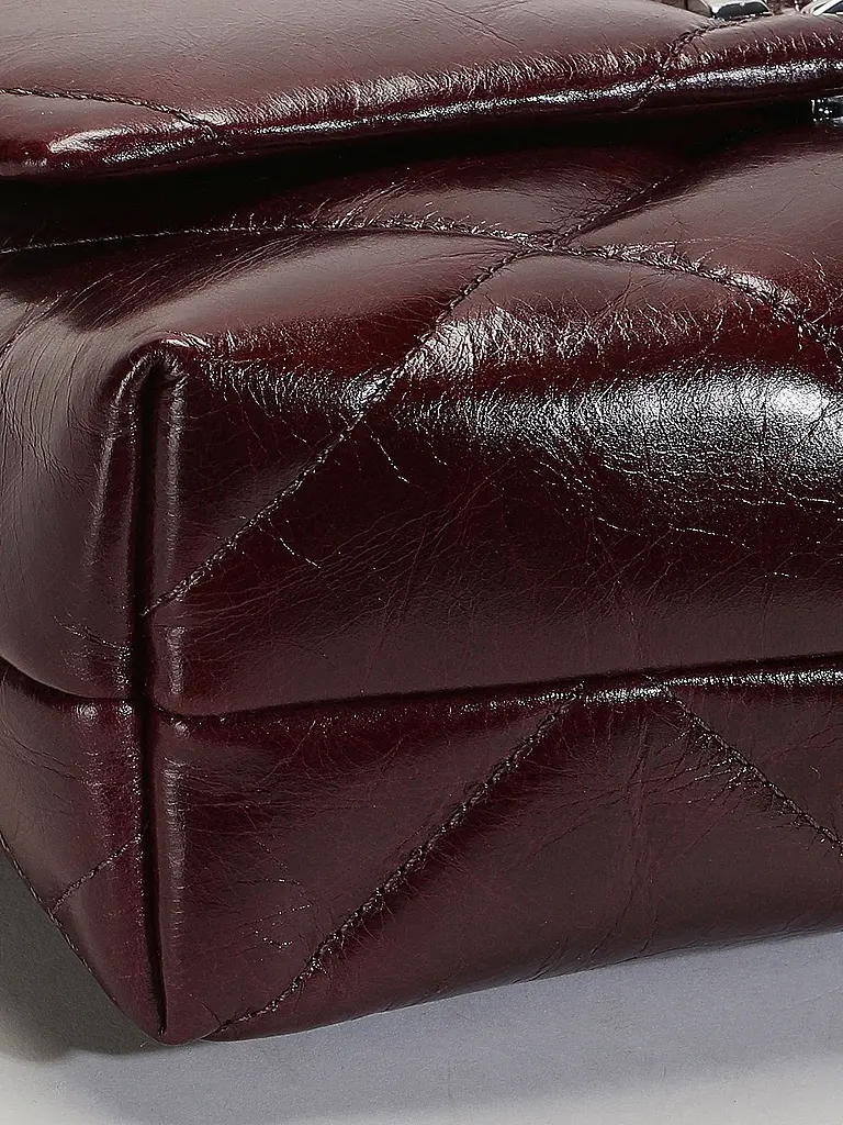 TORY BURCH | Borsa in pelle - Borsa a tracolla KIRA | Rosso scuro