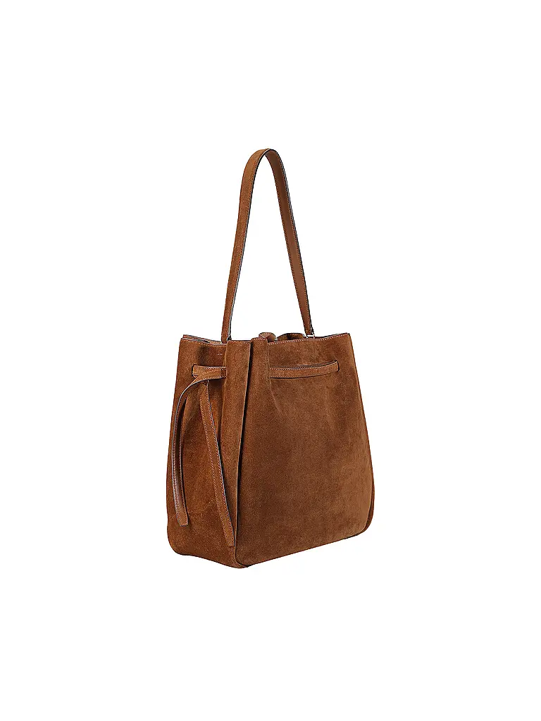 TORY BURCH | Borsa in pelle - Bucket Bag ROMY Large | Marrone