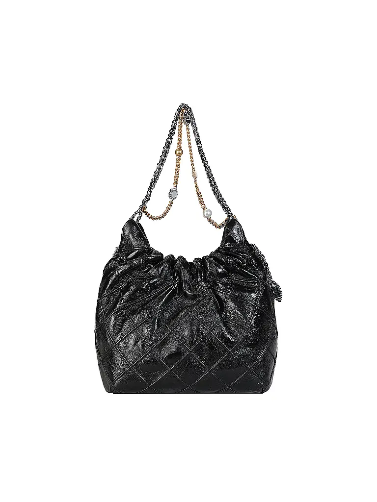 TORY BURCH | Borsa in pelle - Hobo Bag FLEMING Mini | Nero