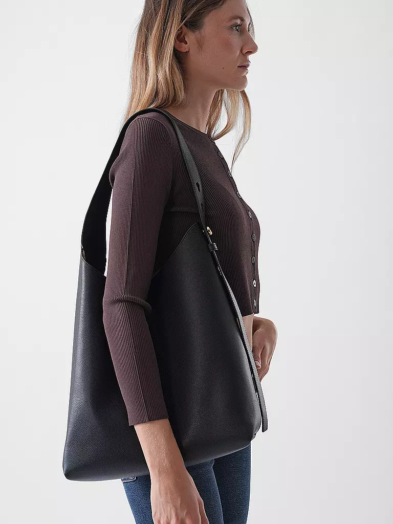 TORY BURCH | Borsa in pelle - Hobo Bag ROMY | Nero