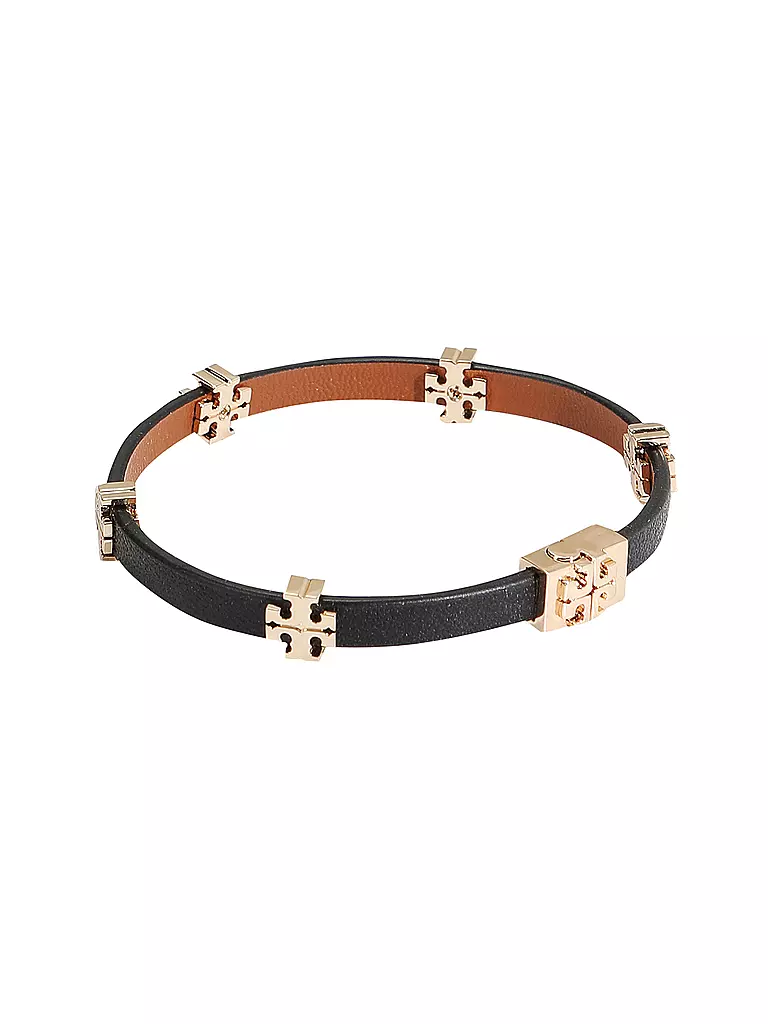 TORY BURCH | Bracciale in pelle ELEANOR | Nero