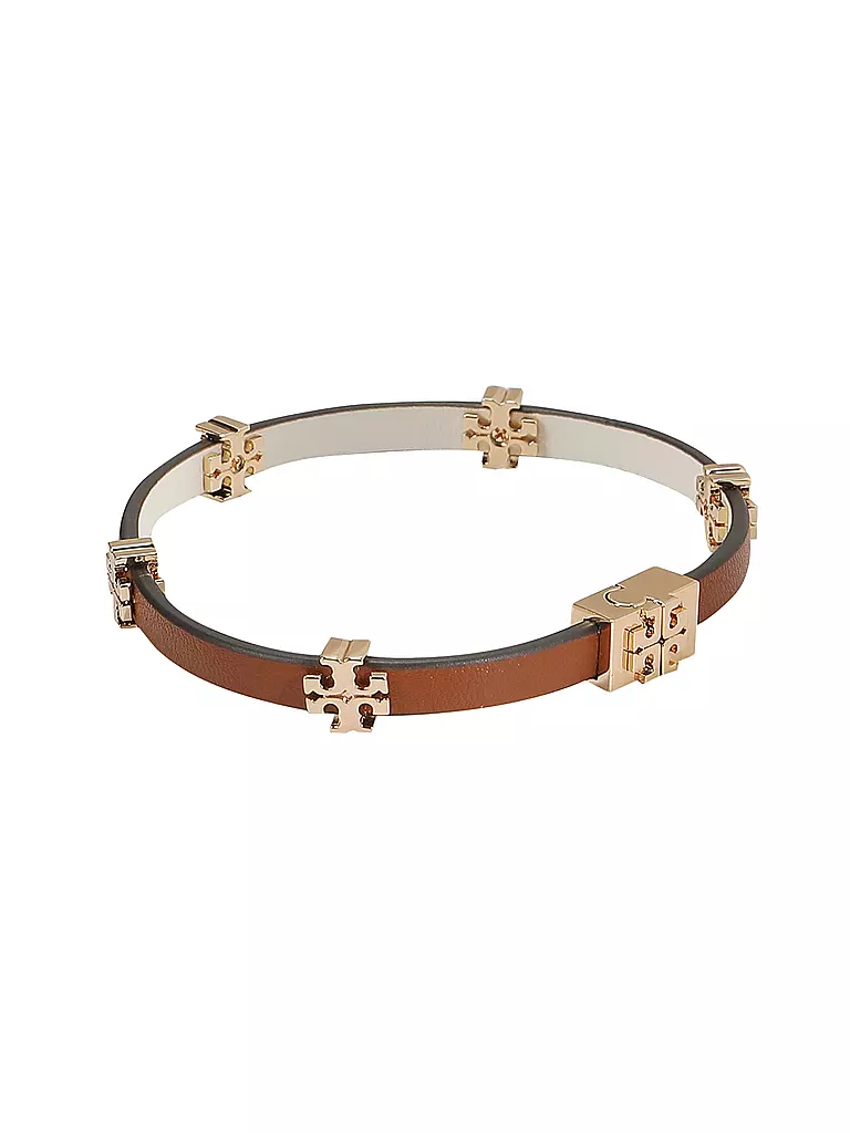 TORY BURCH | Bracciale in pelle ELEANOR | Marrone