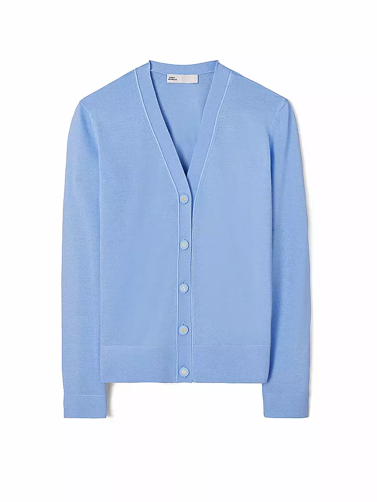 TORY BURCH | Cardigan SIMONE | Blu chiaro