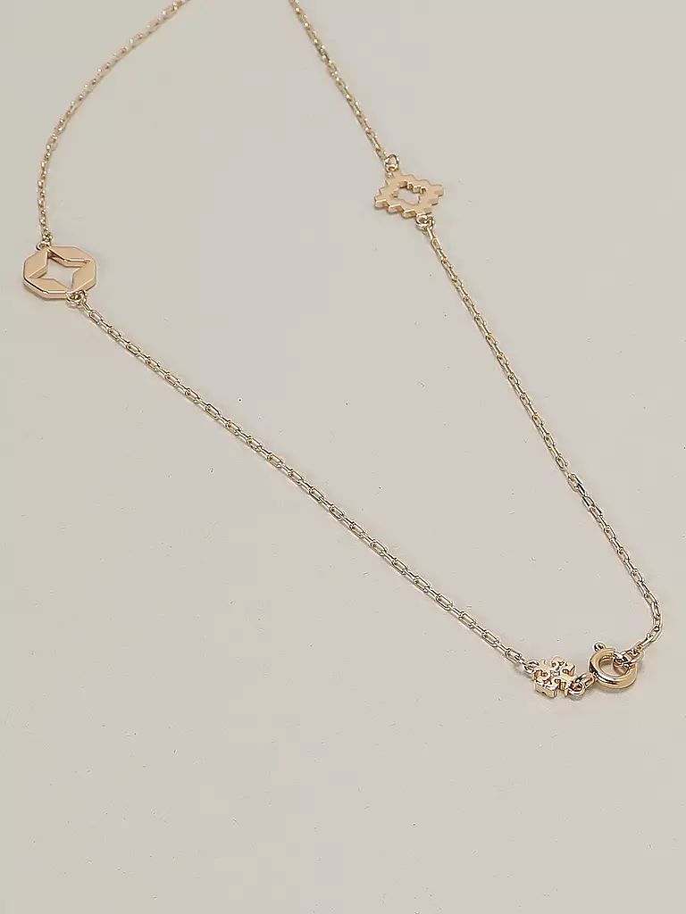 TORY BURCH | Collana KIRA CLOVER LONG NECKLACE | 
