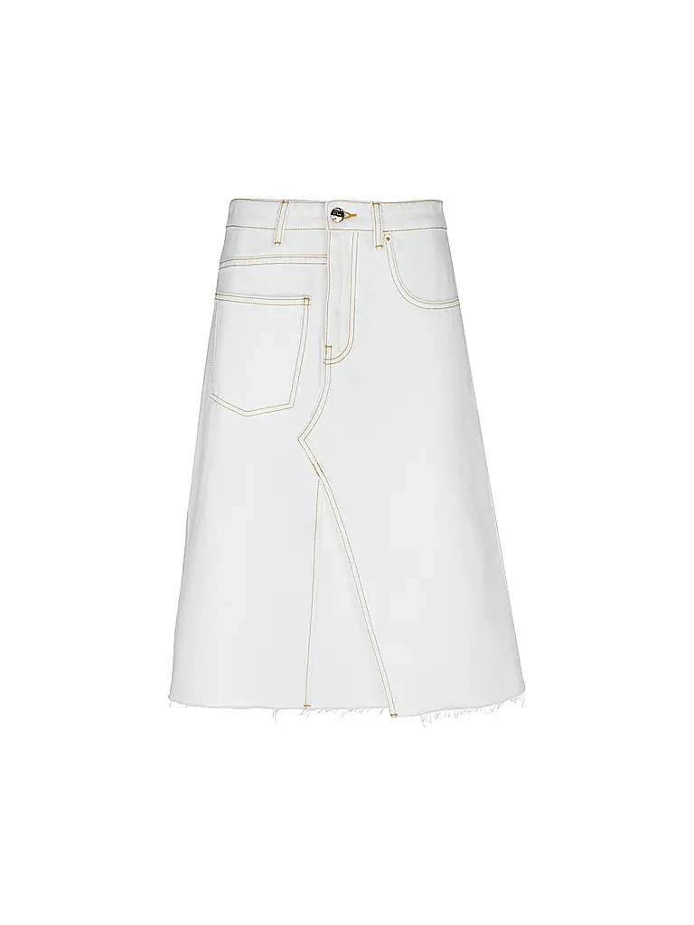 TORY BURCH | Gonna di jeans | Crema