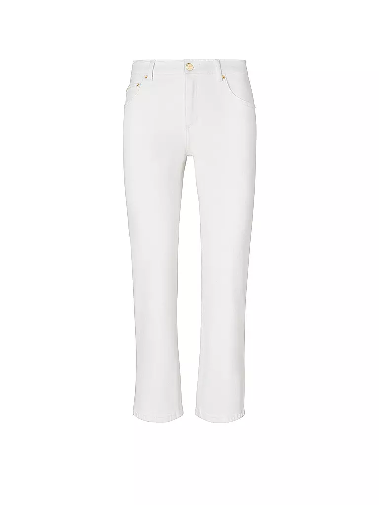 TORY BURCH | Jeans svasati 7/8 | Bianco