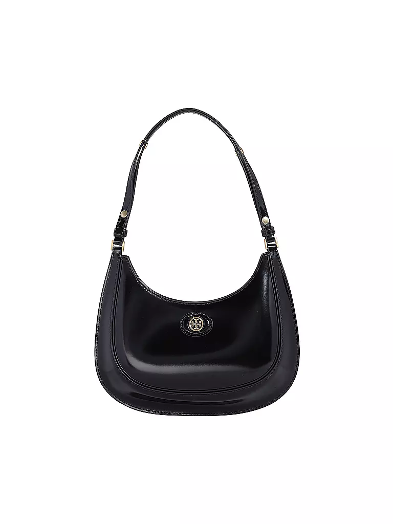 TORY BURCH | Ledertasche - Henkeltasche ROBINSON SPAZZOLATO | Nero