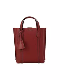 TORY BURCH | Ledertasche - Mini Bag PERRY MINI TOTE | Rosso scuro