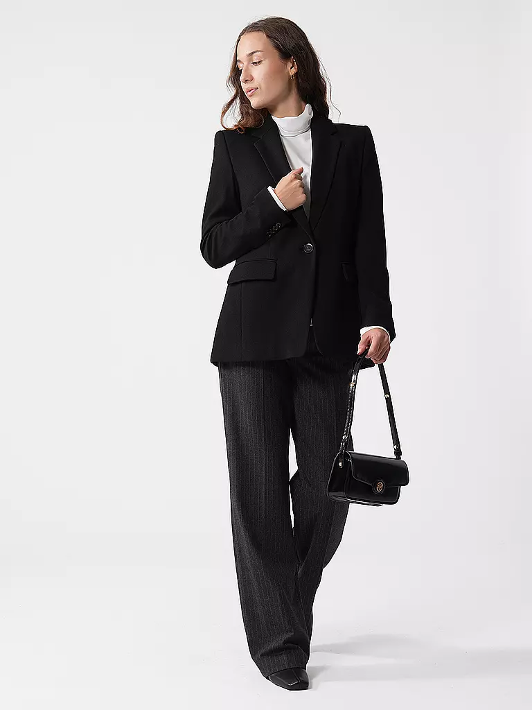 TORY BURCH | Ledertasche - Mini Bag ROBINSON SPAZZOLATO | Nero