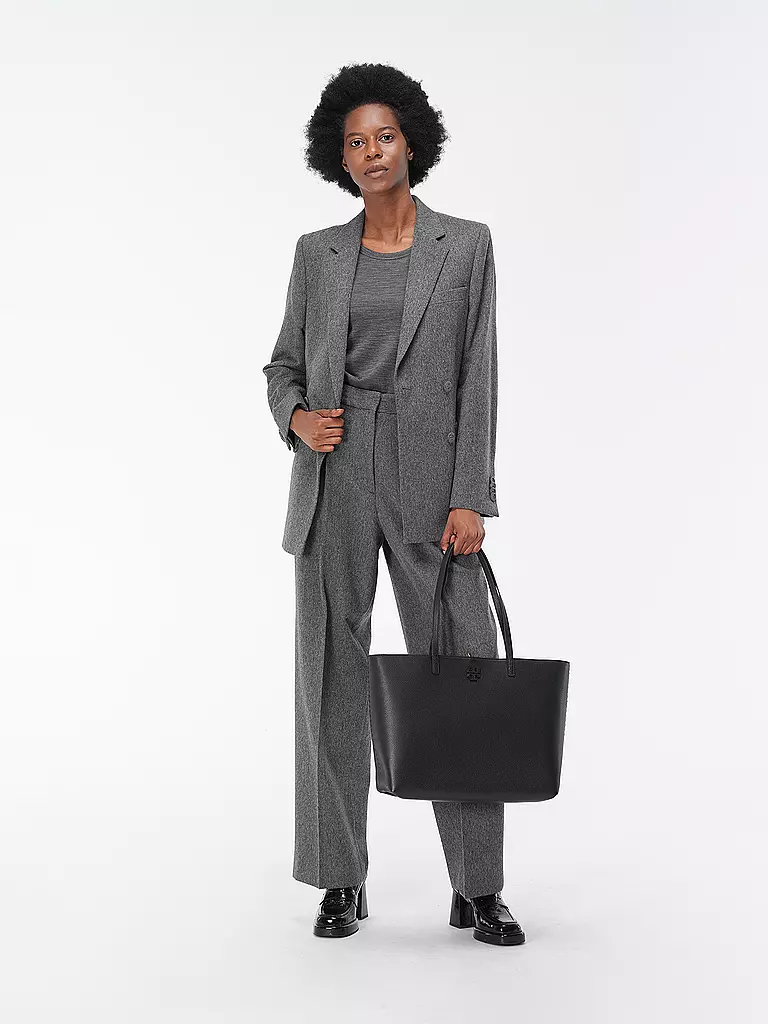 TORY BURCH | Ledertasche - Shopper MCGRAW  | Nero