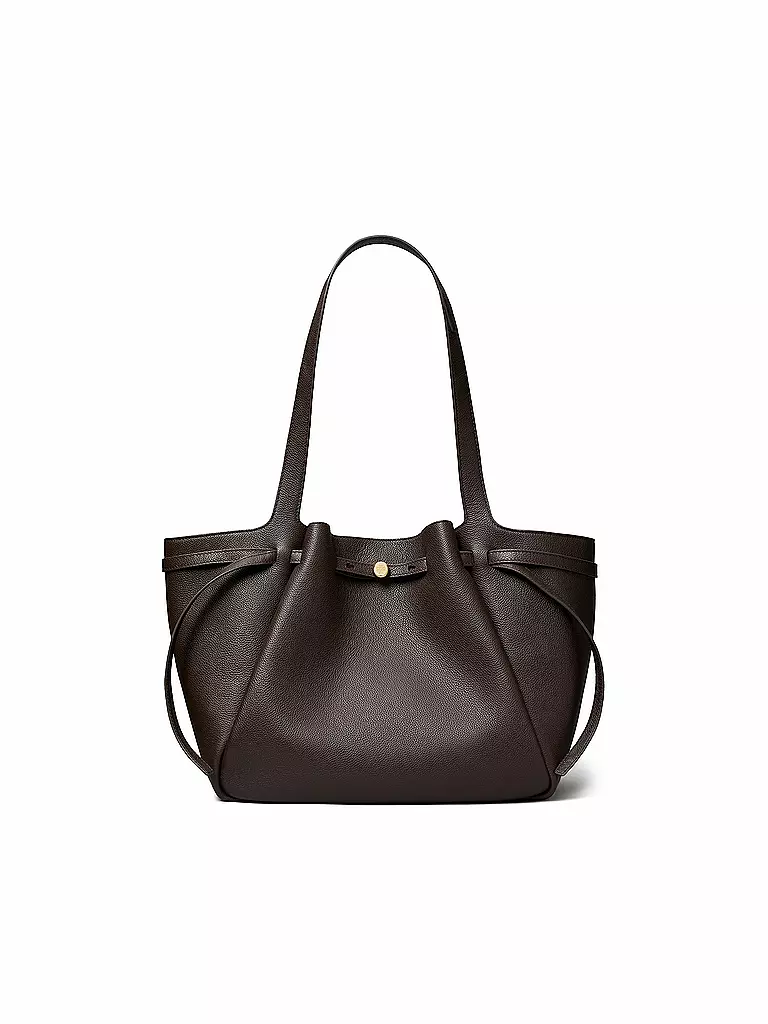 TORY BURCH | Ledertasche - Shopper ROMY | Marrone