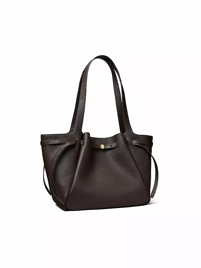 TORY BURCH | Ledertasche - Shopper ROMY | Marrone