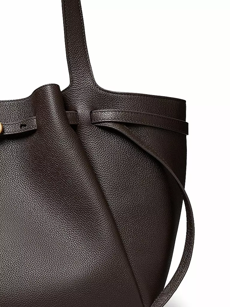 TORY BURCH | Ledertasche - Shopper ROMY | Marrone