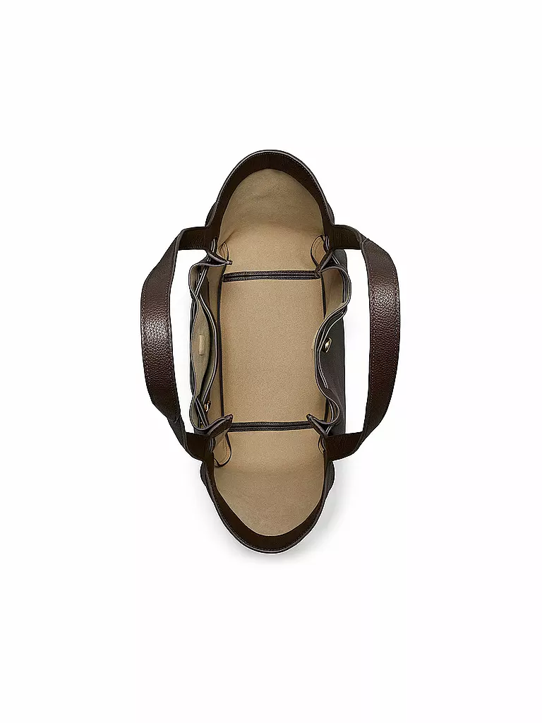 TORY BURCH | Ledertasche - Shopper ROMY | Marrone