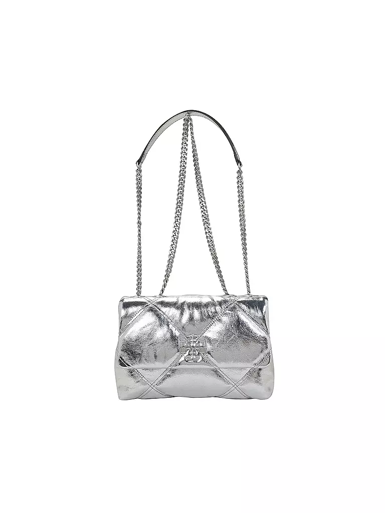 TORY BURCH | Ledertasche - Umhängetasche KIRA Small | Argento
