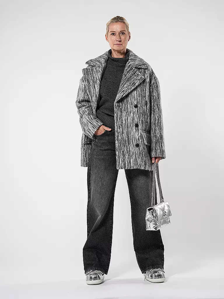 TORY BURCH | Ledertasche - Umhängetasche KIRA Small | Argento