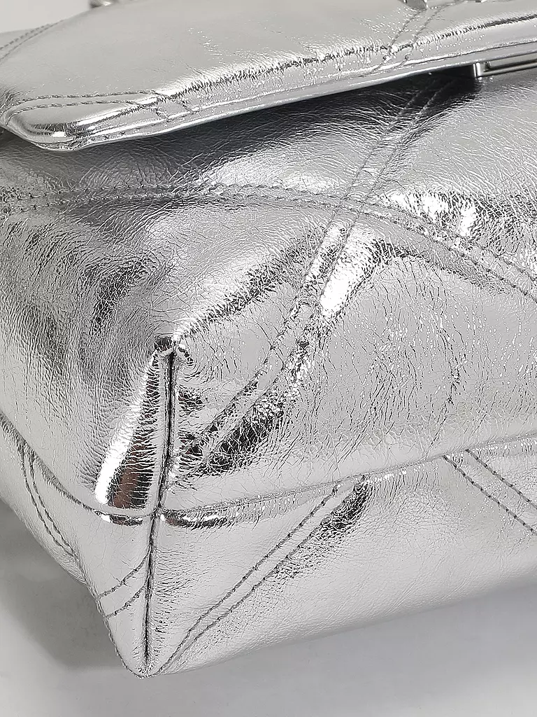 TORY BURCH | Ledertasche - Umhängetasche KIRA Small | Argento