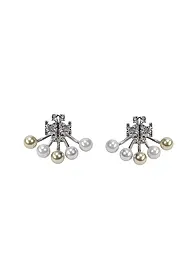 TORY BURCH | Nome prodotto: Orecchini KIRA
Marca: TORY BURCH
Colore: argento
Categorie: Moda,Donna

Materiale: Metallo,Vetro
Stile: Glamour | Argento
