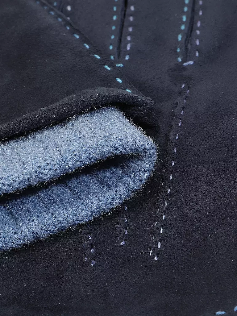 TR-HANDSCHUHE | Guanti in pelle | Blu scuro